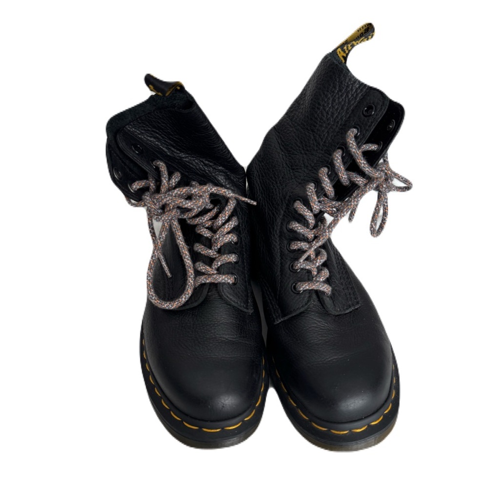 Dr. Martens Black Leather Women's Boots